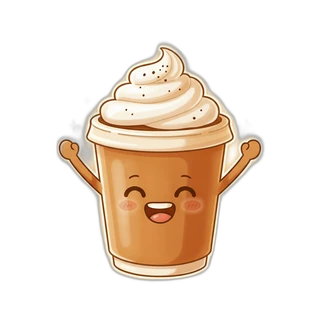Brew, the barista mascot
